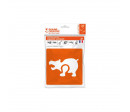SET 6 POCHOIRS ANIMAUX SAUVAGES