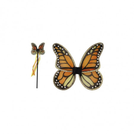 SET DE PAPILLON MONARQUE (Ailes et baguette)