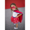 SET SUPER-HEROINE (Tunique, cape, masque) TAILLE US 4-6