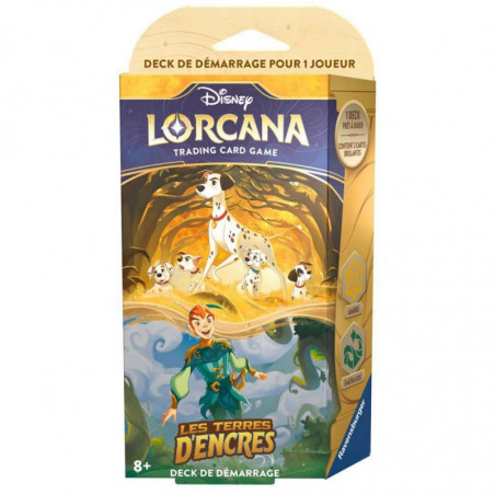 LORCANA - DECK DEMARRAGE AMBRE ET EMERAUDE - SAISON 3 - LES TERRES D'ENCRES