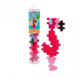 PLUSPLUS BIG-TUBE FLAMANT ROSE-15Pcs