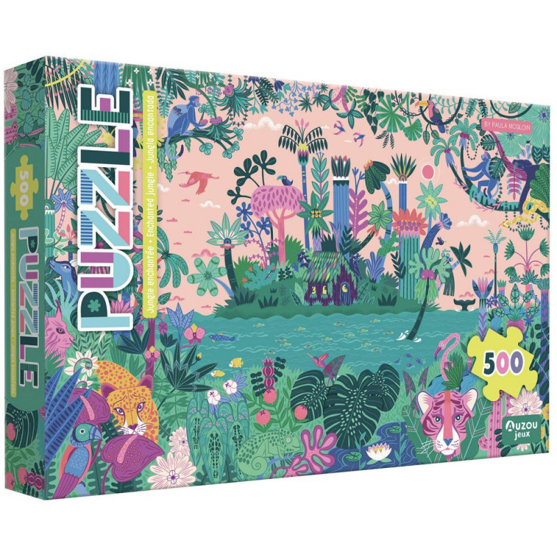 PUZZLE 500P - JUNGLE ENCHANTEE