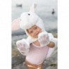 CAPE DE LAPIN BLANCHE, TAILLE US 2-3