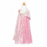 CAPE DE PRINCESSE VELOURS DELUXE ROSE, TAILLE US 3-4