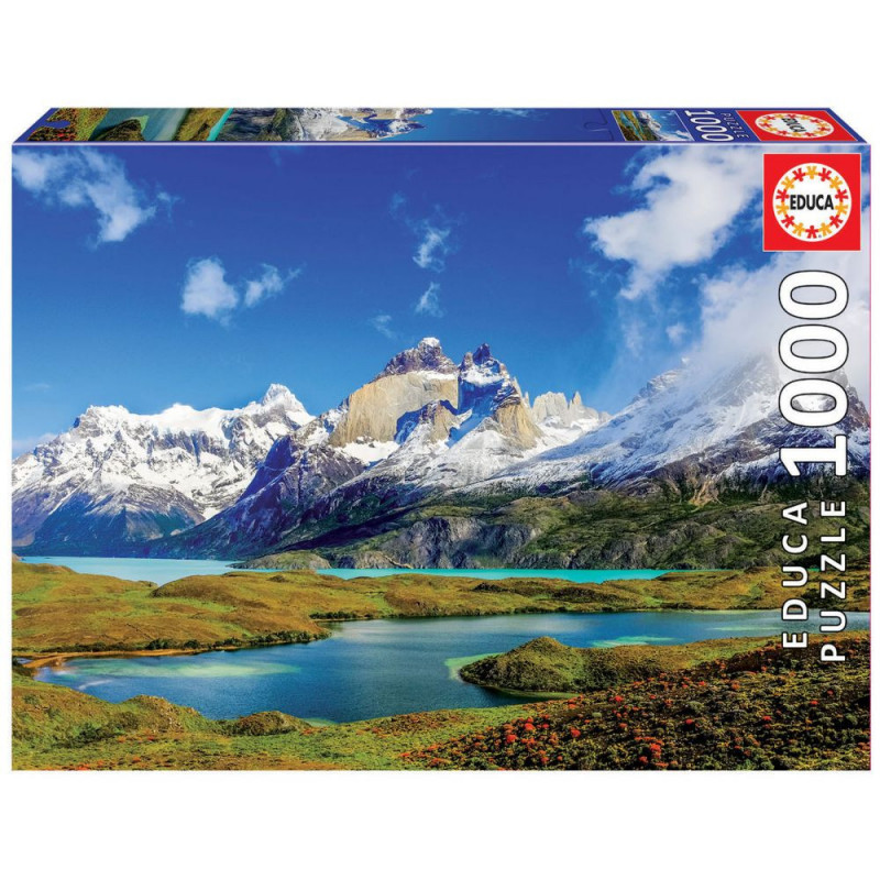 PUZZLE 1000P - TOURS DU PAINE PATAGONIE