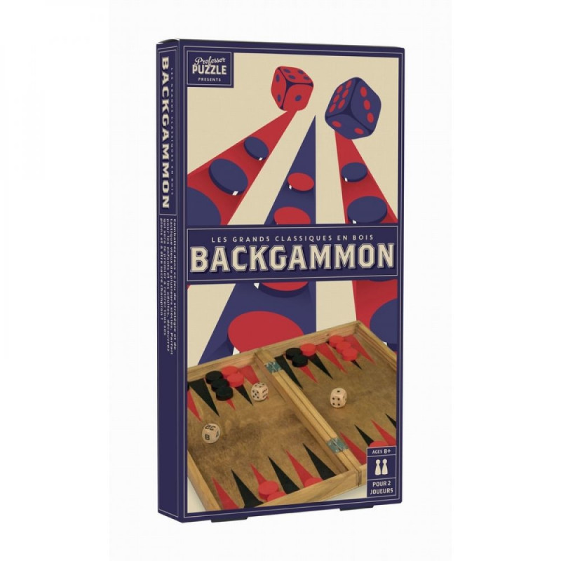 BACKGAMMON BOIS VINTAGE