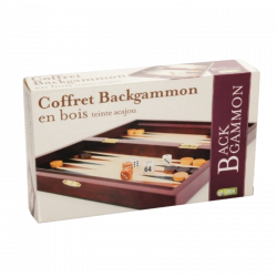 BACKGAMMON ACAJOU 28X15 CM