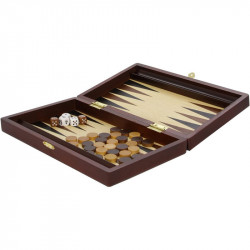 BACKGAMMON ACAJOU 28X15 CM