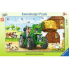 PUZZLE 15P - TRACTEUR A LA FERME