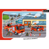 PUZZLE 15P - LES POMPIERS