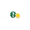 2 BALLES SENSITIVES - VERT/JAUNE