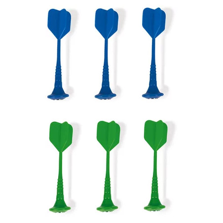 6 FLECHETTES MAGNETIQUES (VERT & BLEU)