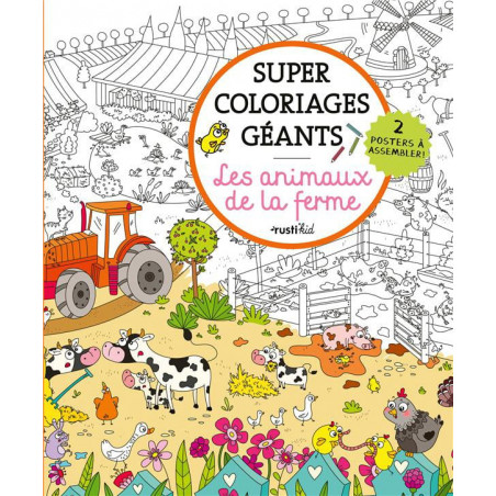 SUPER COLORIAGE GEANT DES ANIMAUX