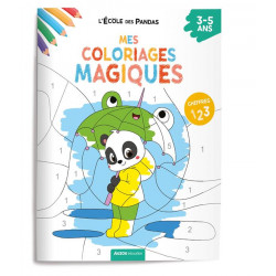 L'ECOLE DES PANDAS - COLORIAGES MAGIQUES LES CHIFFRES