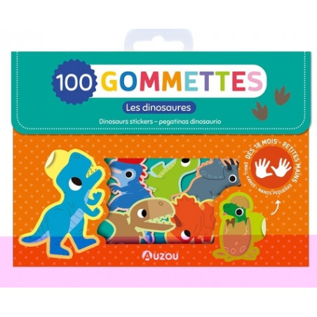 MA POCHETTE DE GOMMETTES - LES DINOSAURES