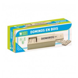 DOMINOS EN BOIS - COFFRET EN BOIS