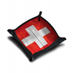 PISTE DES - WOOD SWISS FLAG