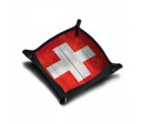 PISTE DES - WOOD SWISS FLAG
