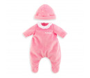 TENUE - PYJAMA ROSE+BONNET 30CM
