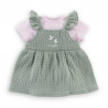 TENUE - ROBE VOLANTS + TSHIRT 30CM