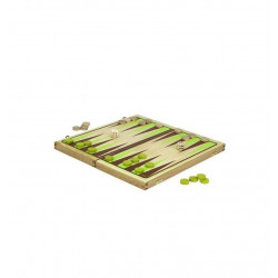 JEU DE BACKGAMMON - COFFRET PLIANT EN BOIS