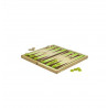 JEU DE BACKGAMMON - COFFRET PLIANT EN BOIS