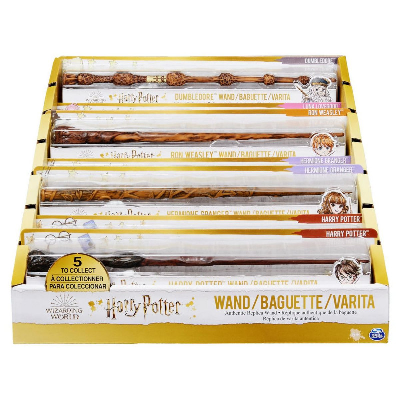 BAGUETTE MAGIQUE Wizarding World (assort) (barquette)