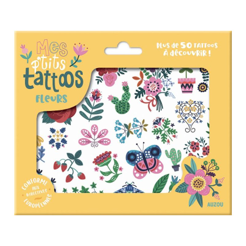 MES P'TITS TATTOOS - FLEURS