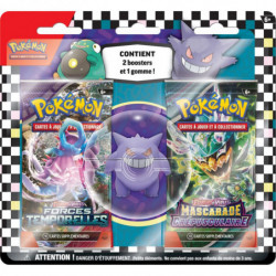 POKEMON - PACK 2 BOOSTERS + GOMME