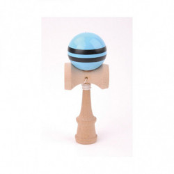 KENDAMA - BOULE 6CM BLEU BANDE NOIRE