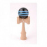 KENDAMA - BOULE 6CM NOIR BANDE BLEUE