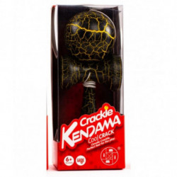 KENDAMA - BOULE 6CM CRACKLE JAUNE