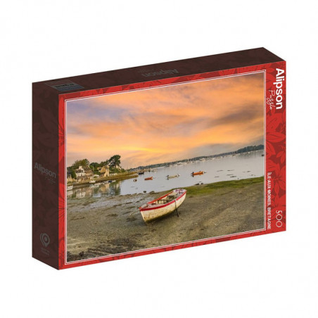 PUZZLE 500P -  BRETAGNE ILE AUX MOINES