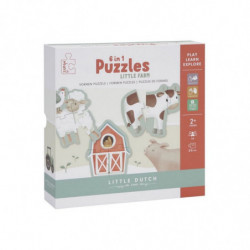 PUZZLE 6 EN 1 FSC - LITTLE FARM