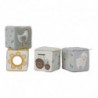 LOT DE 4 CUBES DOUX - LITTLE FARM