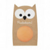 BALLE REBONDISSANTE HIBOU 57MM - ORANGE