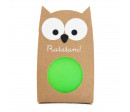 BALLE REBONDISSANTE HIBOU 57MM - VERTE