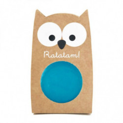 BALLE REBONDISSANTE HIBOU 57MM - BLEUE