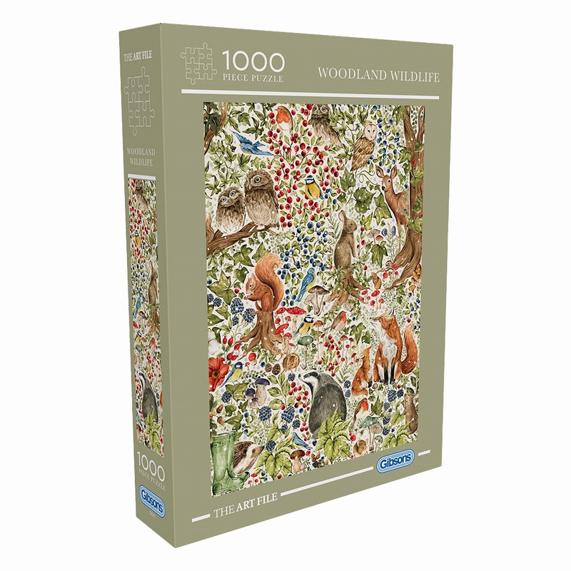 PUZZLE 1000P - WOODLAND WILDLIFE