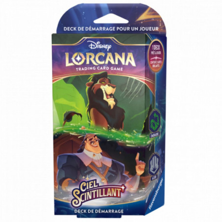 LORCANA - DECK DEMARRAGE EMERAUDE ACIER - SAISON 5 - CIEL SCINTILLANT