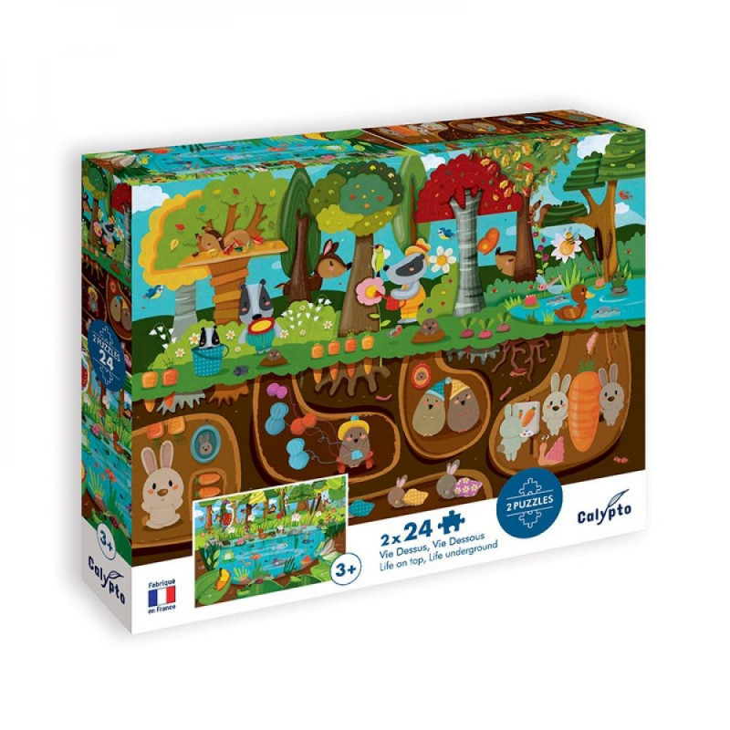 PUZZLE 2x24P - VIE DESSUS VIE DESSOUS