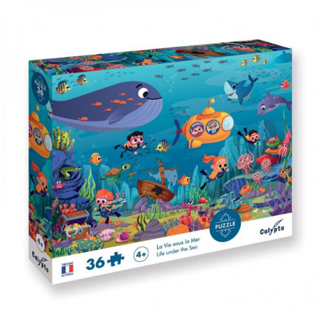 PUZZLE 36P - LA VIE SOUS LA MER