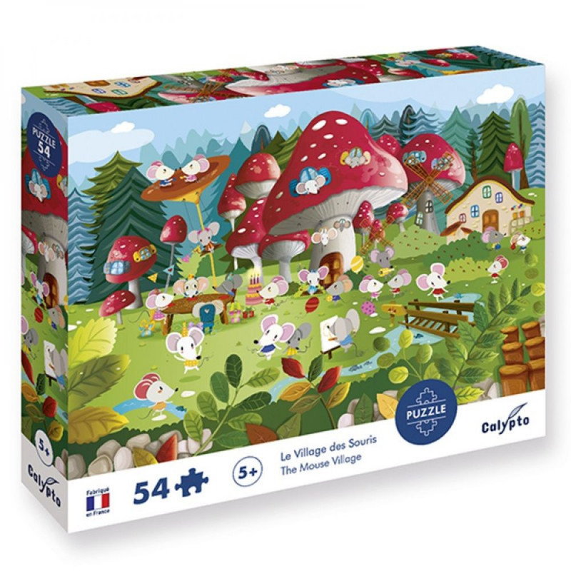 PUZZLE 54P - LE VILLAGE DES SOURIS