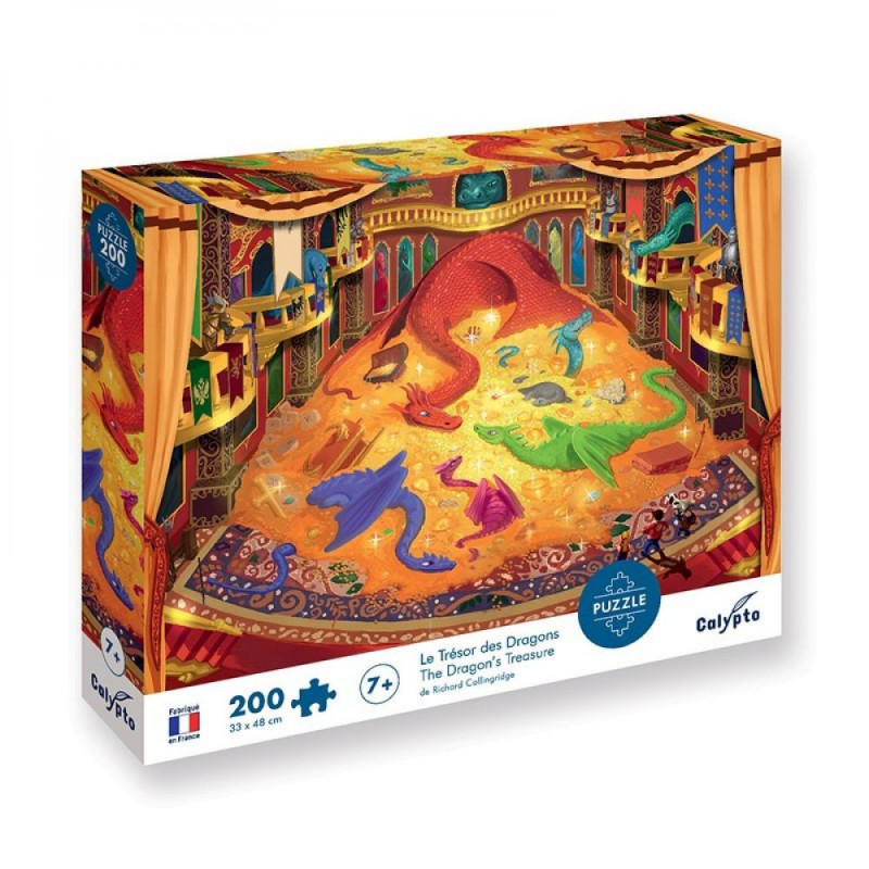 PUZZLE 200P - LE TRESOR DES DRAGONS