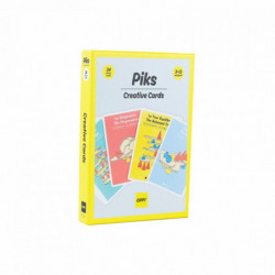 PIKS - CARTES CREATIVES 24 CARTES