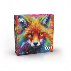 PUZZLE 1000P - COLORFUL FOX