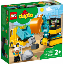 DUPLO - LE CAMION ET LA PELLETEUSE