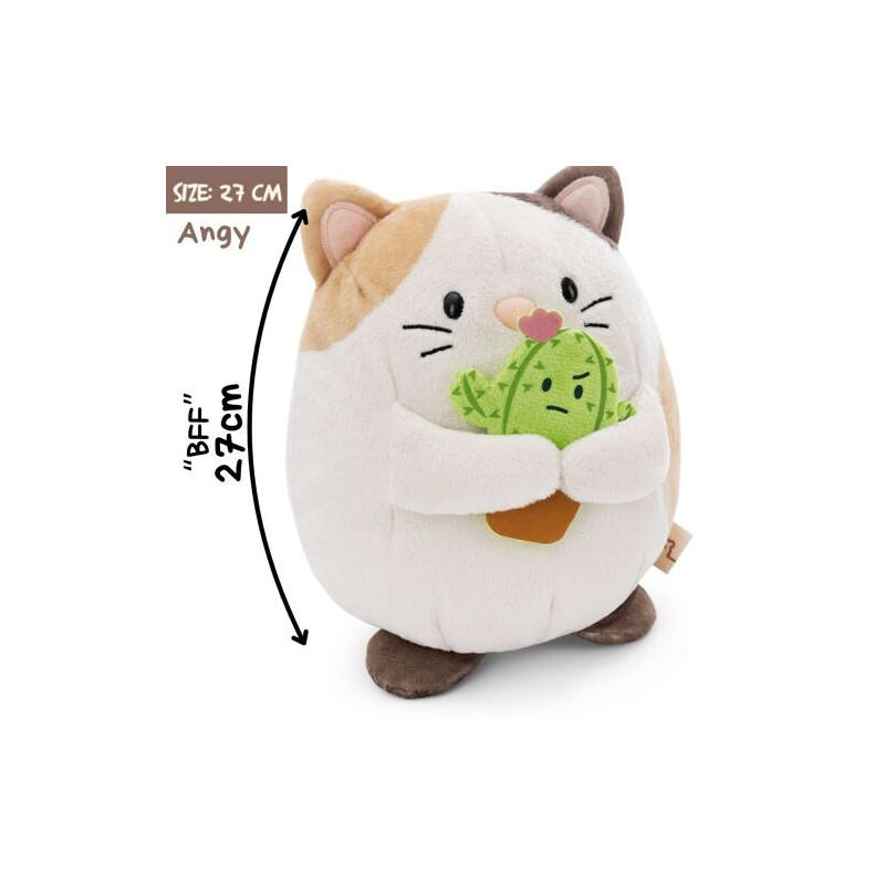 MYMOCHI - ANGY LE CHAT AVEC CACTUS 27CM MYMOCHI - ANGY LE CHAT AVEC CACTUS 27CM