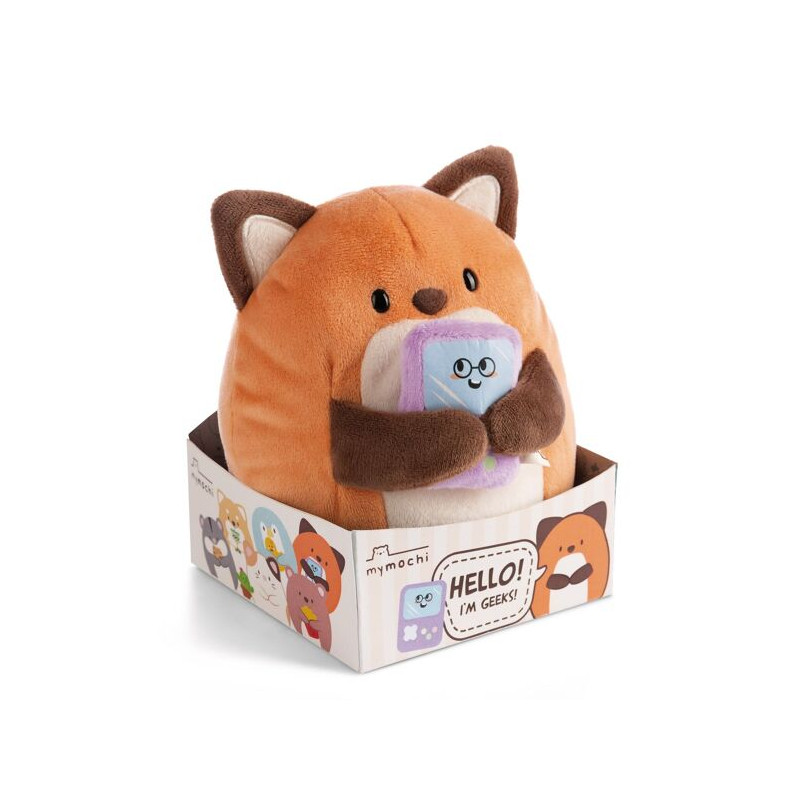 MYMOCHI - GEEKS LE RENARD AVEC CONSOLE 16CM