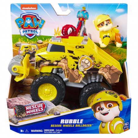 PAT PATROUILLE - VEHICULE + FIGURINE RESCUE WHEELS RUBEN